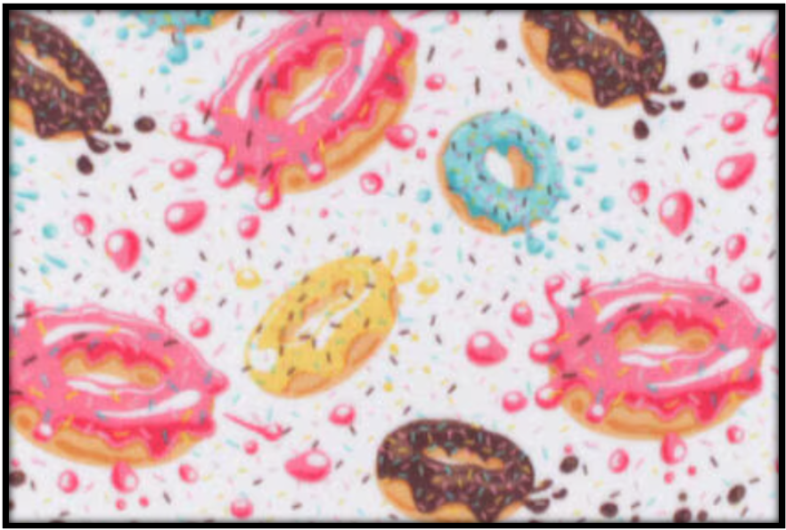 DONUTS ON WHITE (Custom Plush)