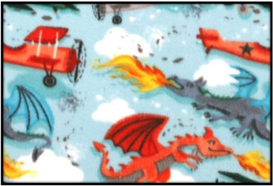 DRAGONS AND PLANES (Plush 2 Sleeves)