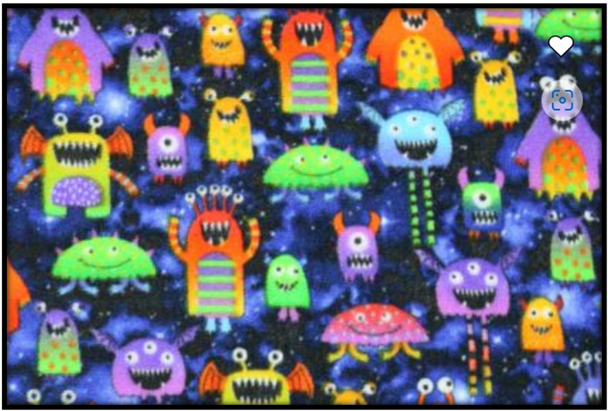 MONSTERS ON BLUE (Plush)