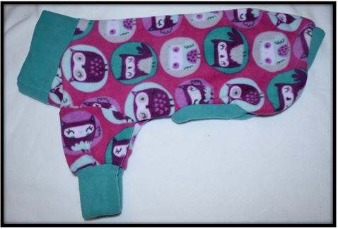 PORTRAIT OWLS (Plush 2 sleeves Long Coat)