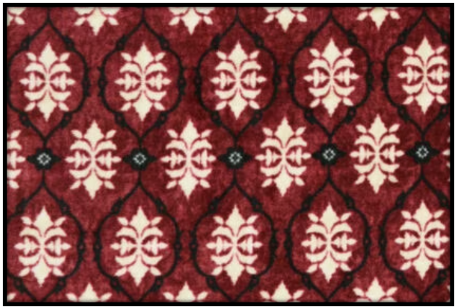 RED GEOMETRIC FLORAL (Custom Luxe)