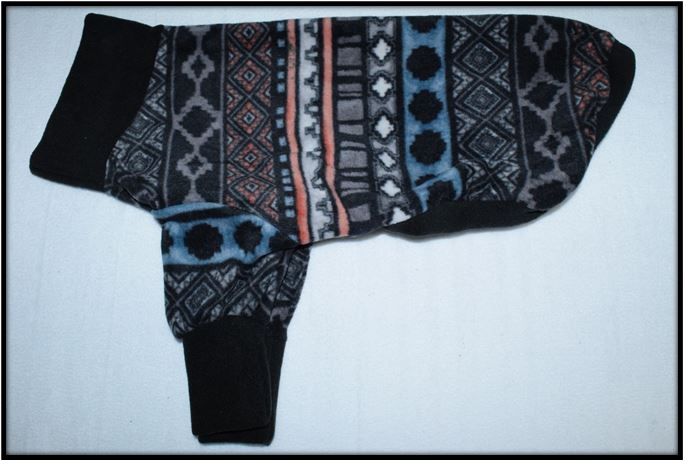 BISON GRAY GEOMETRIC (Custom Luxe - 2 sleeves)