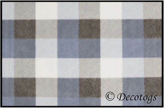 DENIM GRAY TRI BUFFALO CHECK (Custom Luxe - 2 sleeves)