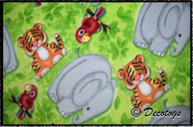 JUNGLE TIGER ELEPHANT (Anti Pill)