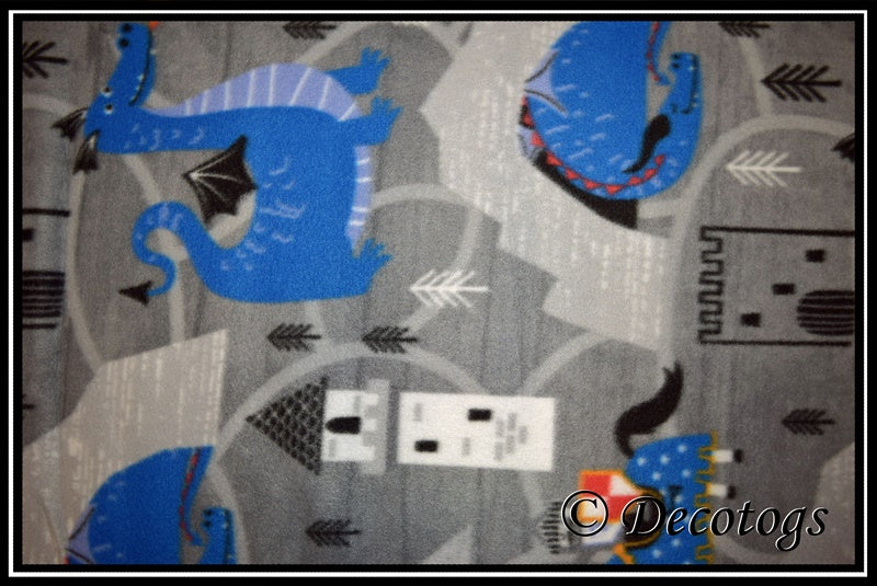 KNIGHTS AND CASTLES ON GRAY (Custom Blizzard - 2 sleeves)