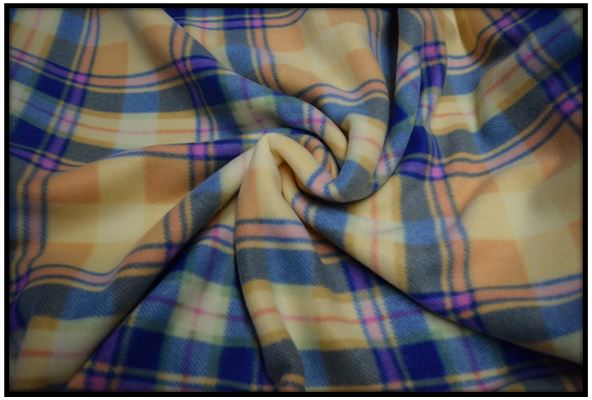 PEACHES AND BLUE PLAID (Blizzard)