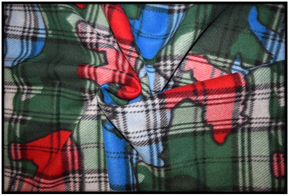 PLAID BEARS GREEN (Custom Blizzard - 2 sleeves)