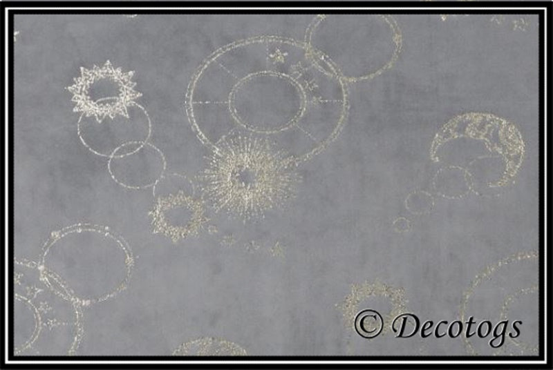 Celestial Gray and Gold (Custom Pure Posh - Sleeveless Crew Neck)