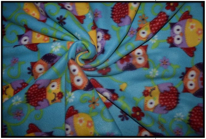 RAINBOW OWLS TURQUOISE (Custom Blizzard - 2 sleeves)