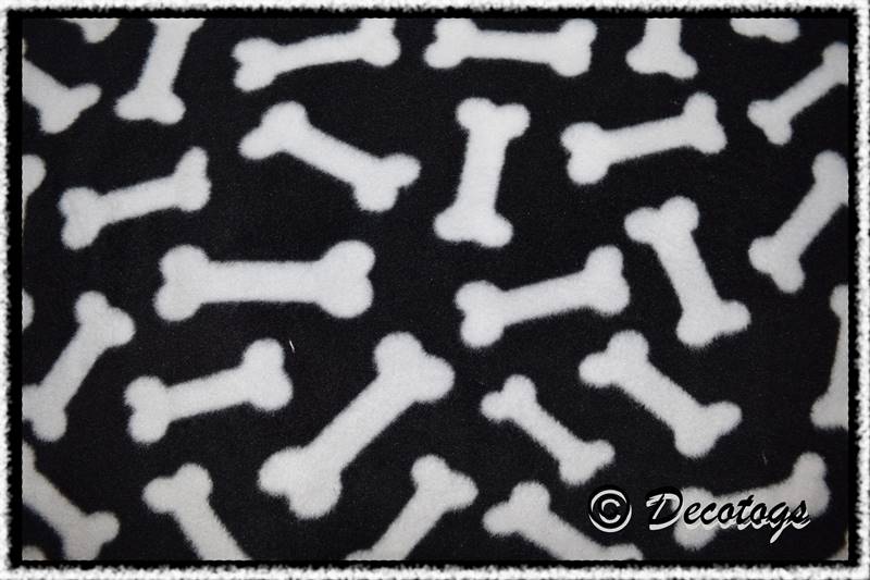 WHITE BONES ON BLACK (Custom Anti Pill)