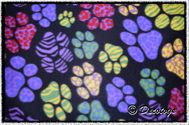WILD DOG RAINBOW PAW PRINTS (Custom Blizzard - 2 sleeves)