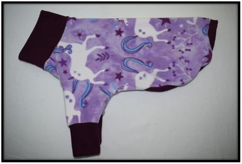 HAPPY UNICORNS PURPLE (Plush 2 sleeves)