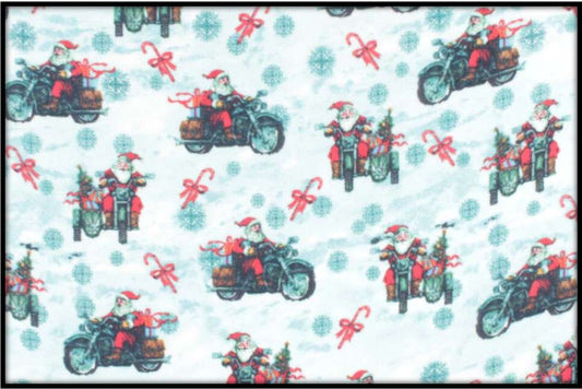 SANTAS RIDING MOTORCYCLES (Custom Plush)