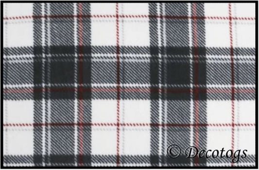 BLACK WHITE RED PLAID (Luxe)