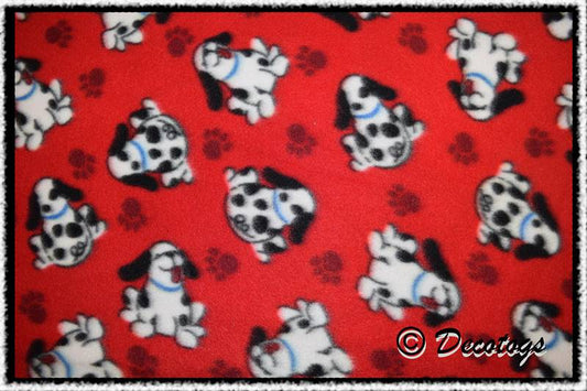 SPOTTED DOGS RED PAW PRINTS (Custom Blizzard)