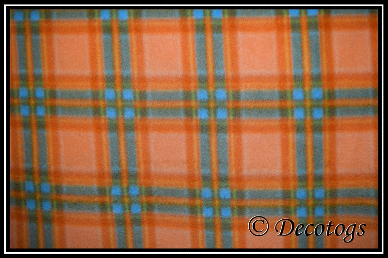 TANGERINE BLUE PLAID (Custom Blizzard)